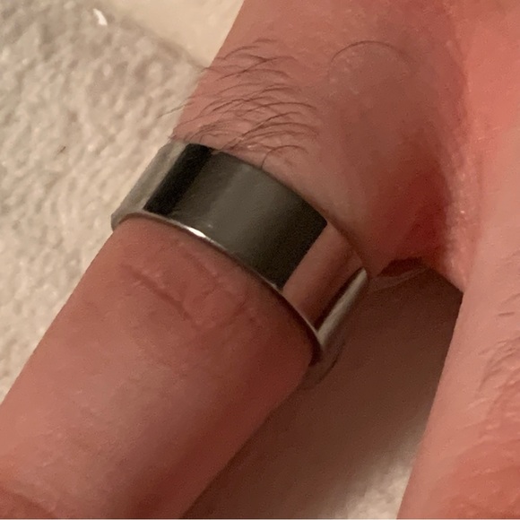 Stainless steel silver band - Picture 2 of 7